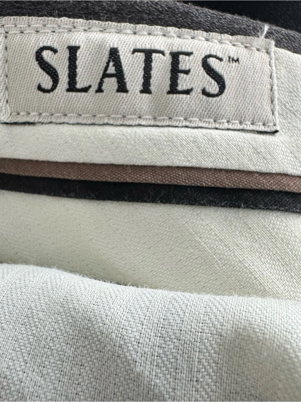 Vtg Slates Levi’s Dress Pants Men 36x29 Gray Pleated Dacron Polyester Trousers